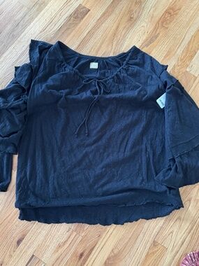 Free people long sleeve tunic top